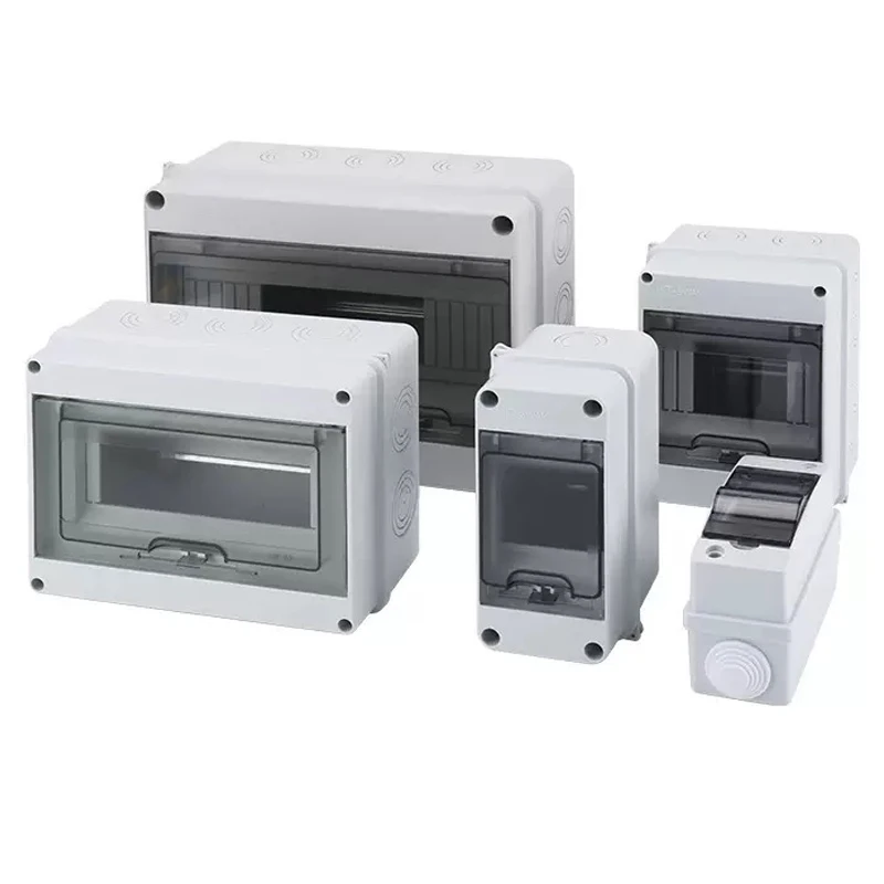 HT Series Junction Box 2/3/5/8/12/15/18/24 WAY PC Plastic Outdoor Electrical IP65 Waterproof Distribution Box Switch Box
