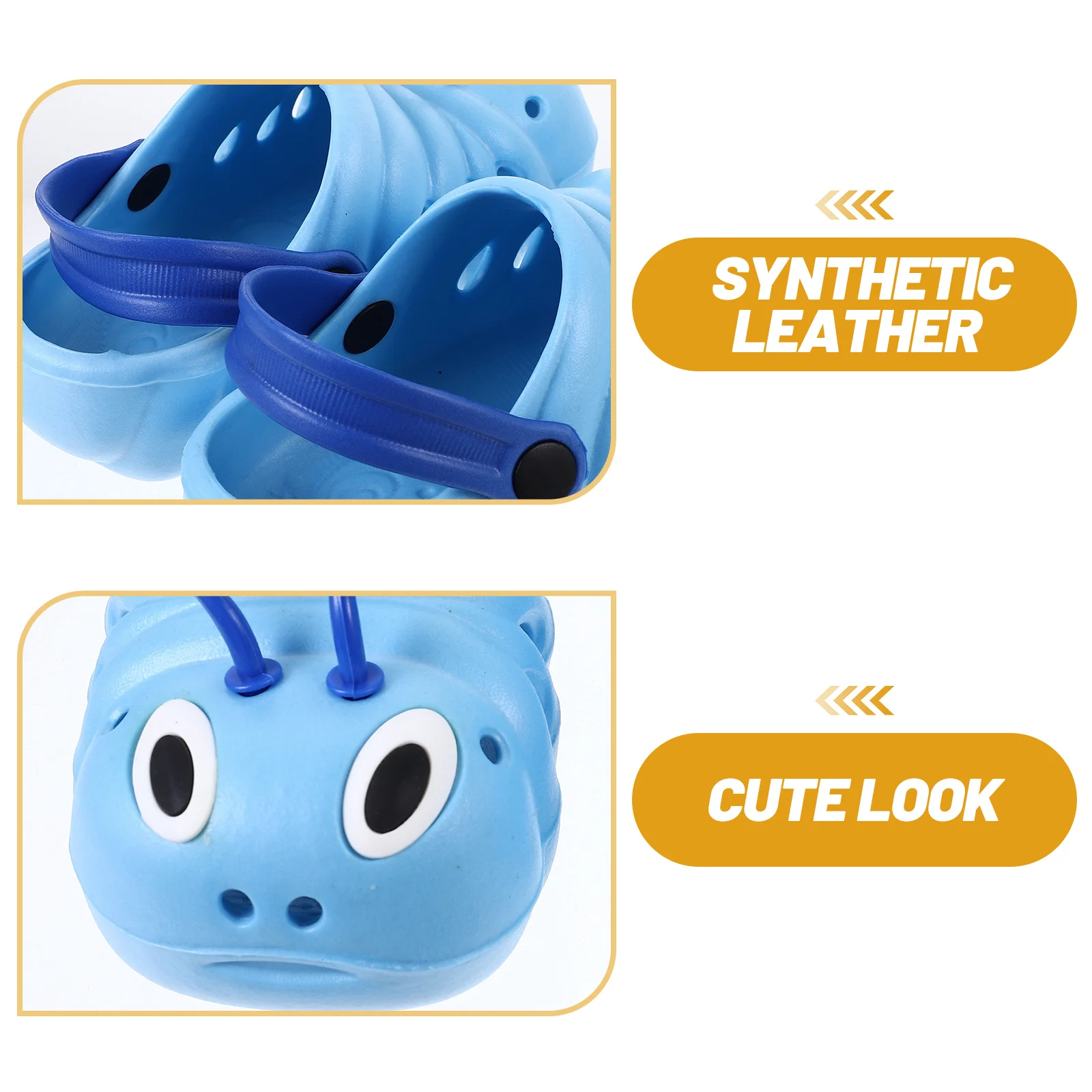 1 زوج بنين بنات الصنادل الأزرق 25 15 سنتيمتر الجلد ودية خفيفة الوزن مريح عدم الانزلاق ارتداء اليومي المنزل مدرسة حفلة بنين الصنادل #2