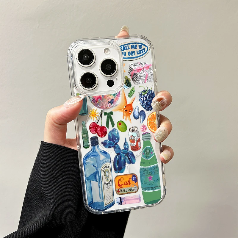 Retro Seaside Collage Magnetic Case for Samsung Galaxy S26 S25 Edge S24 S23 Ultra Plus FE A57 A56 A55 A54 A36 A35 A17 A16 Cover