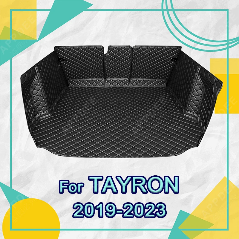 

Auto Full Coverage Trunk Mat For VOLKSWAGEN VW Tayron 2019-2023 22 21 20 Car Boot Cover Pad Interior Protector Accessories