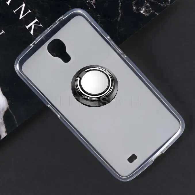Новинка, Модный чехол с полным покрытием для Samsung Galaxy Mega 6,3 i9200 i9205, металлический кольцевой держатель, Магнитный чехол из ТПУ для задней панели телефона