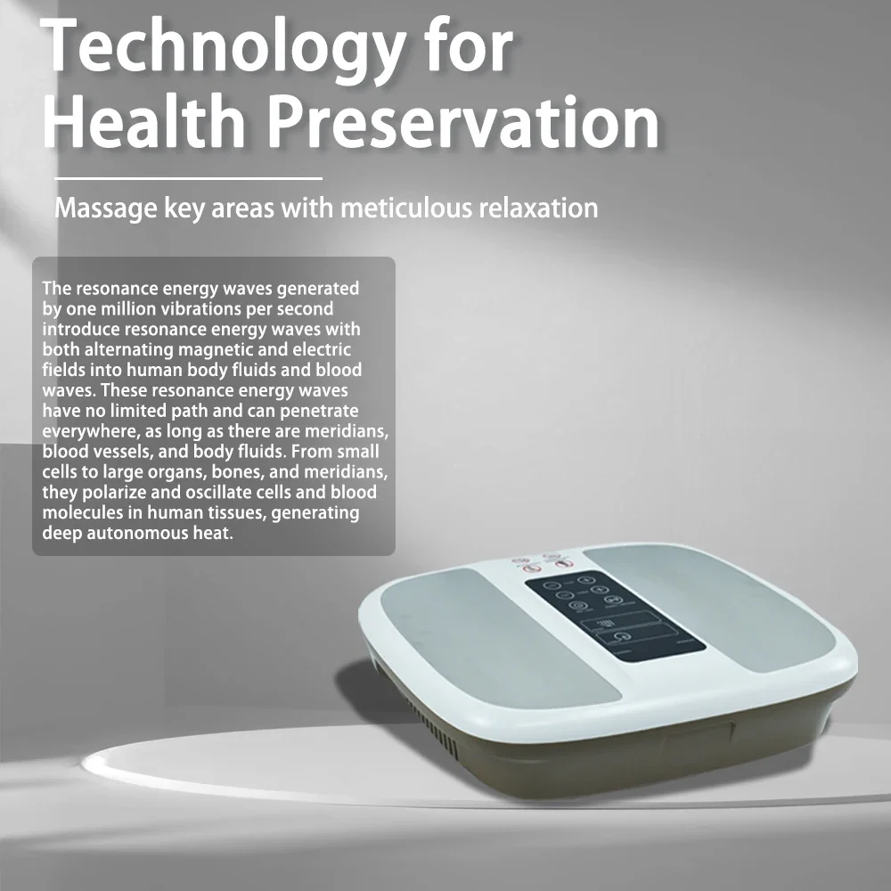 New Upgraded Version Meridian Massage Therapy Machine Bioenergy Leg Massager Circulation Terahertz Heating Therapy Foot Massager