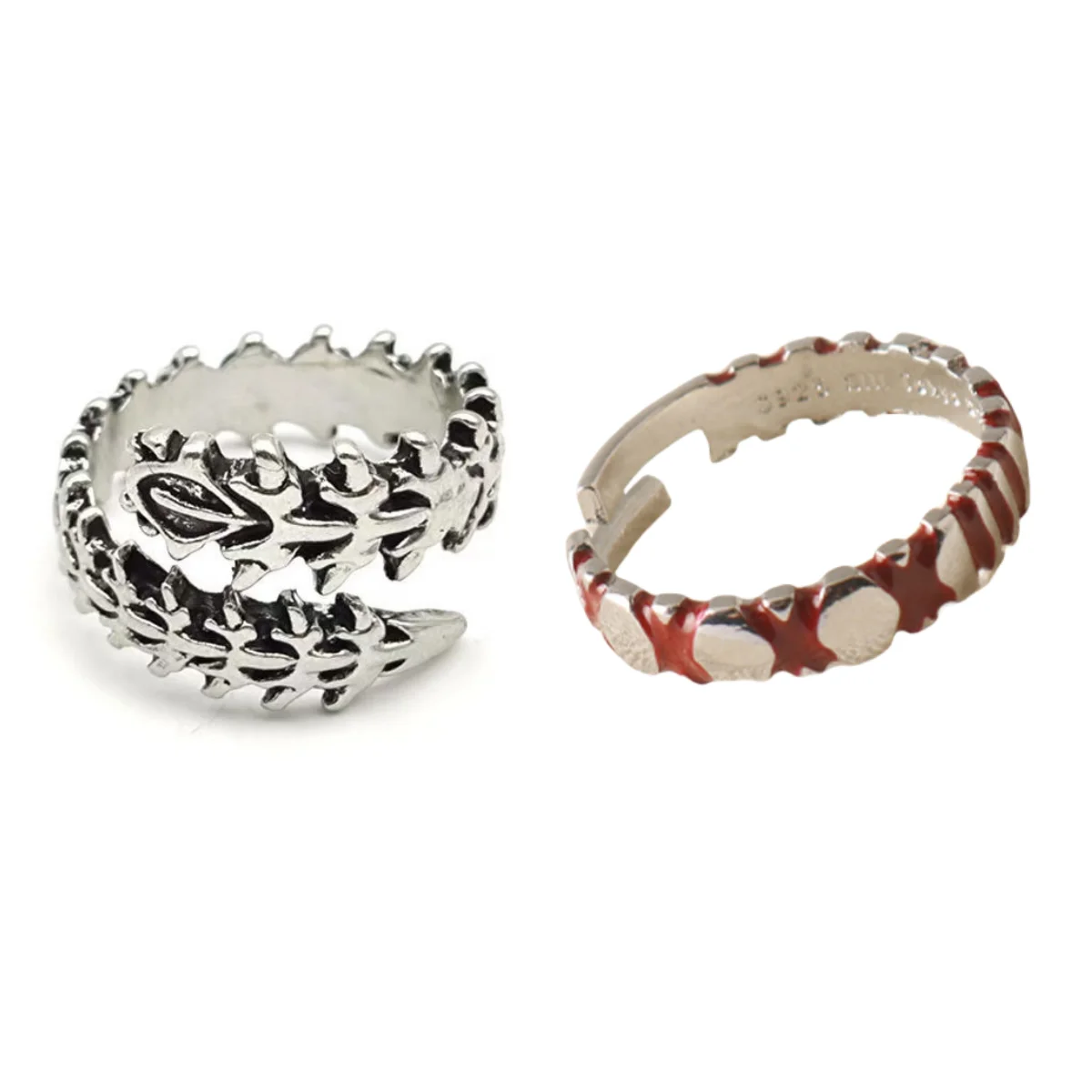 Аниме Токийский Гуль Канеки Кен Пробуждение формы Косплей Регулируемое Открытие Унисекс Панк Кольцо Косплей Аксессуары Подарок