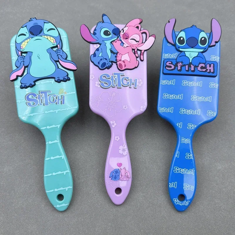 Miniso Disney Animation Sanrio Steed Comb Series Cartoon Stitch Peripheral Air Cushion Massage Comb Children Girl Student Comb