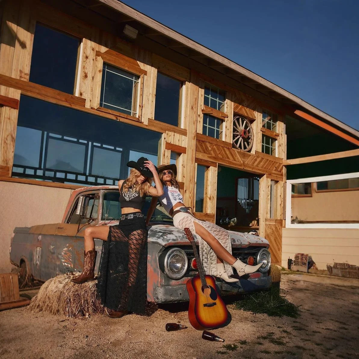 

Women's Lace f Skirt Two-Piece Midi Skirt Hollow out Design Busin Casual Polyester Fiber mid Waist Irregular Skirt