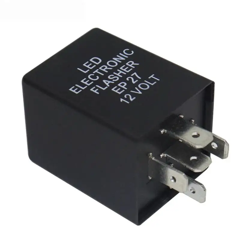 EP27 12V 5 Pin LED Flasher Relay 1Pc No Hyper Flash Car Steering Turn Signal Blinker for Auto Spare Parts Replacement