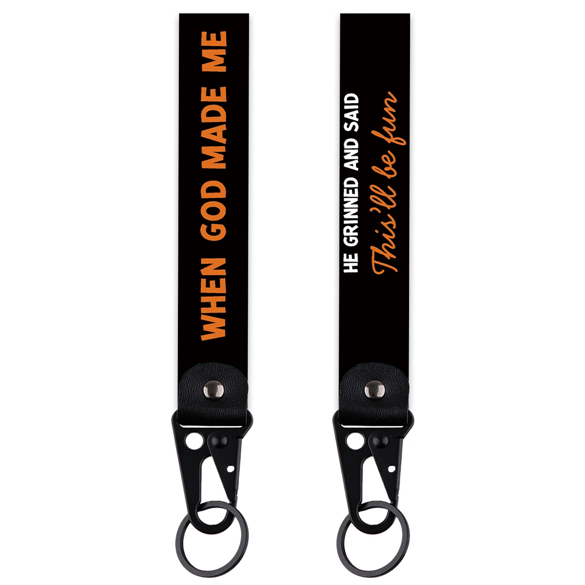 'Mugen Power' Quote Eagle Beak Keychain Short Lanyard Style KeyRing Key Strap Car Motorcycle Accessories Fashion Jewelry Gifts