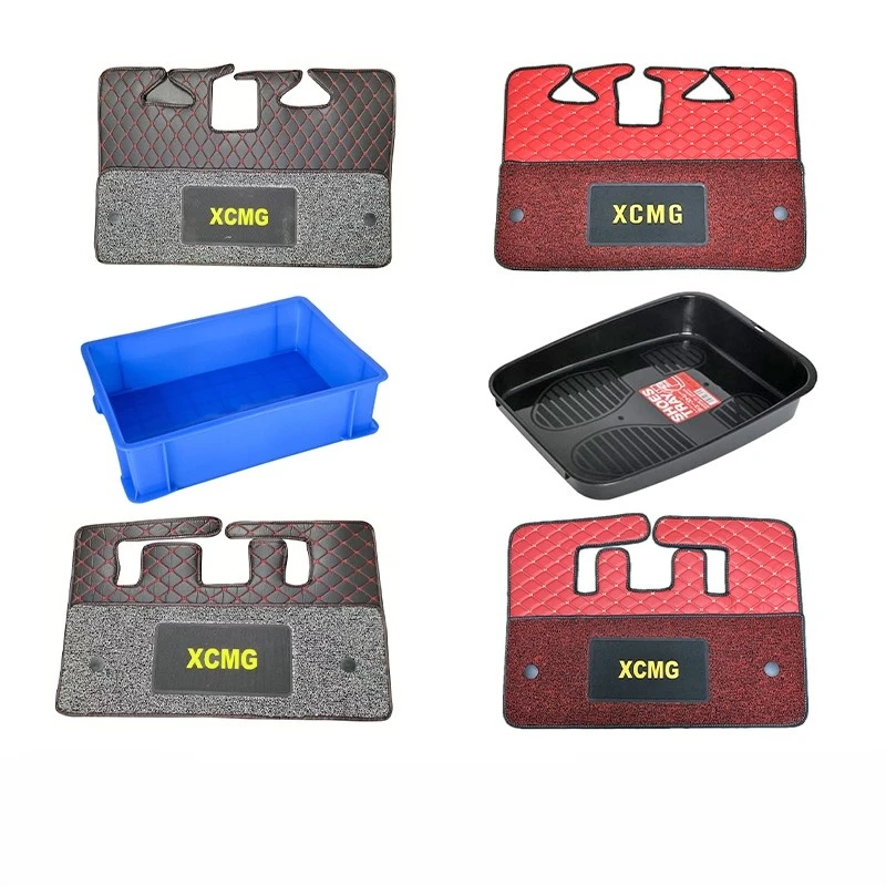 

For Sany 55 60 75 8 215 8 XCMG XE 55 60 75 Excavator Cab Supplies Insoles Shoebox Storage Box