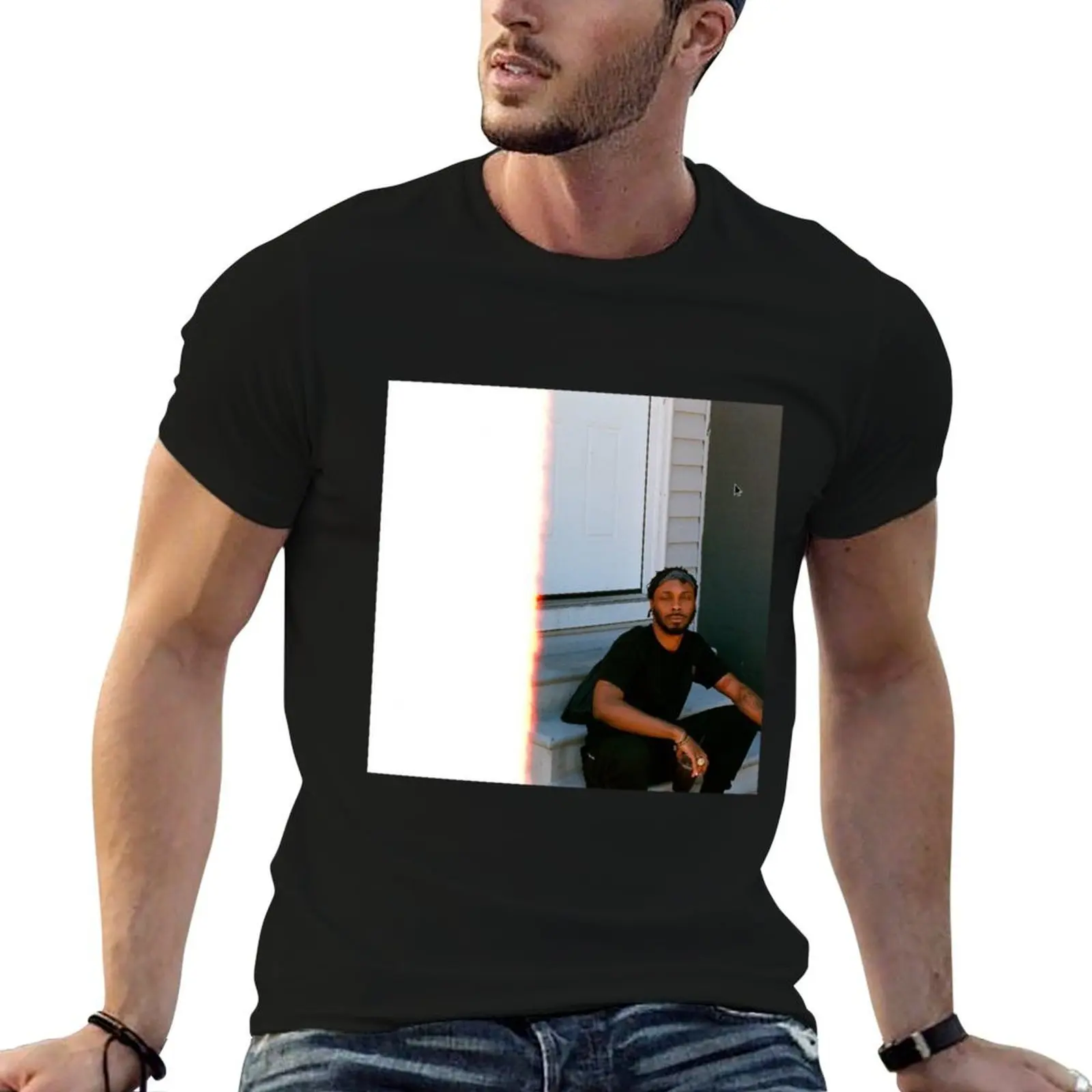 

JPEGMAFIA Veteran Album Cover T-Shirt t shirts for man cotton t shirts cotton 100% T-Shirt