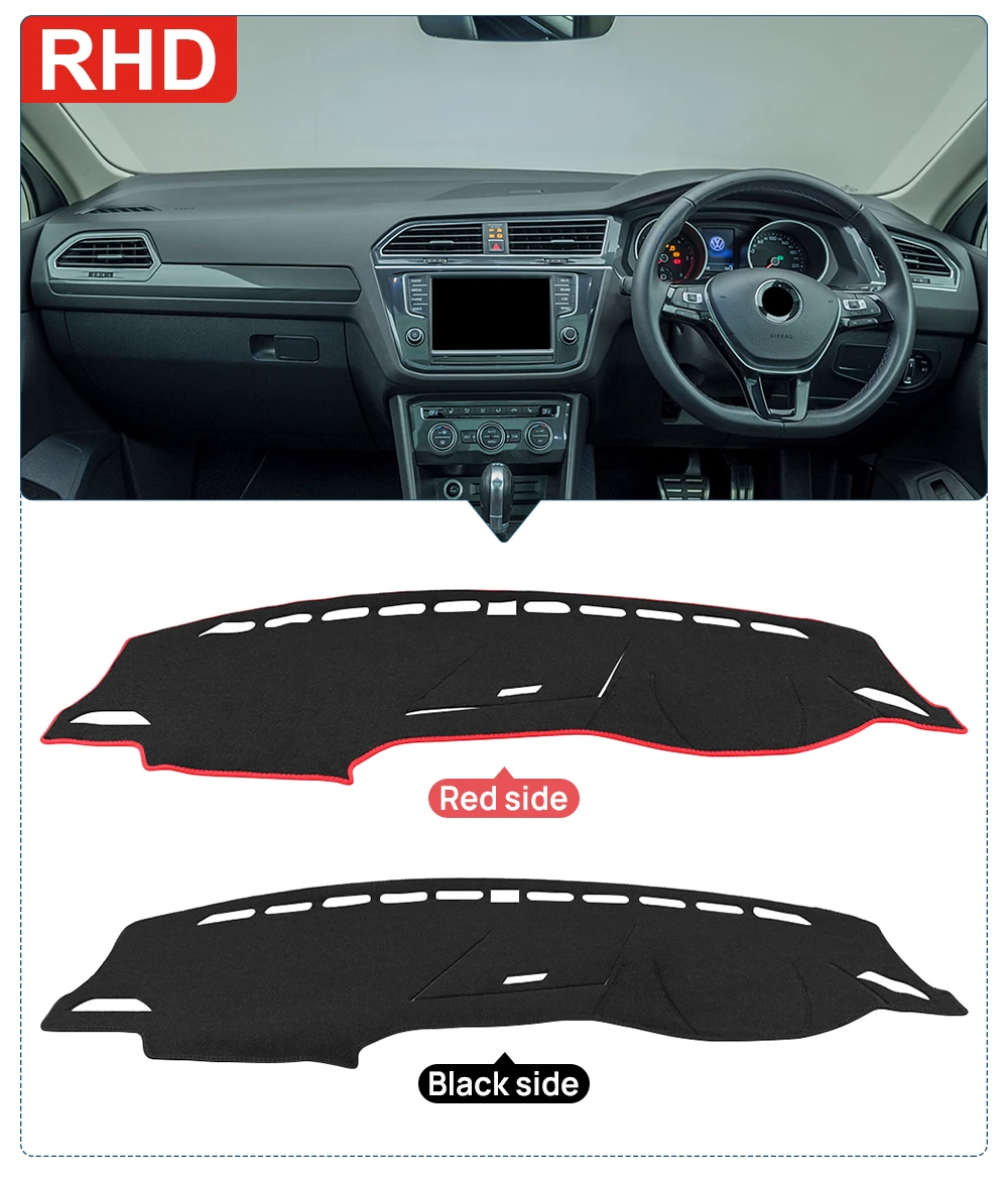 Für Volkswagen VW Tiguan MK2 R-Line 2016 2017 2018 2019 2020 2021 2022 2023 Auto Dashboard Matte Sonnenschutz Abdeckung Zubehör – Detail 5