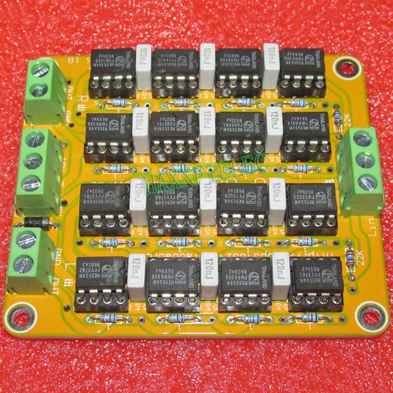 NE5534 Ultra-Low Distortion 4W+4W Audio Headphone Amplifier Board 4Wx2 Power Amplifier Module