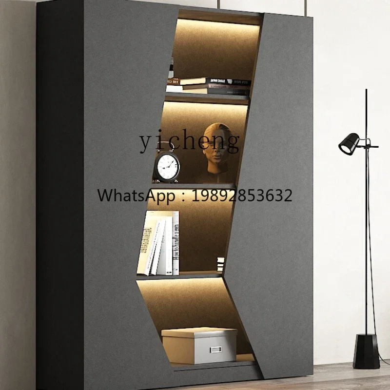

Italian Minimalist Bookcase Bookshelf Modern Minimalist Display Cabinet Display Hallway