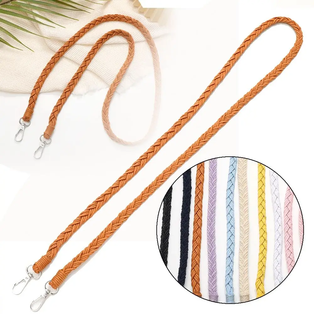 Handwoven Braided Strap For Shoulder Crossbody Bag Replacement Bag Accessories Belt Anti Loss Phone Strap Hanging Rope