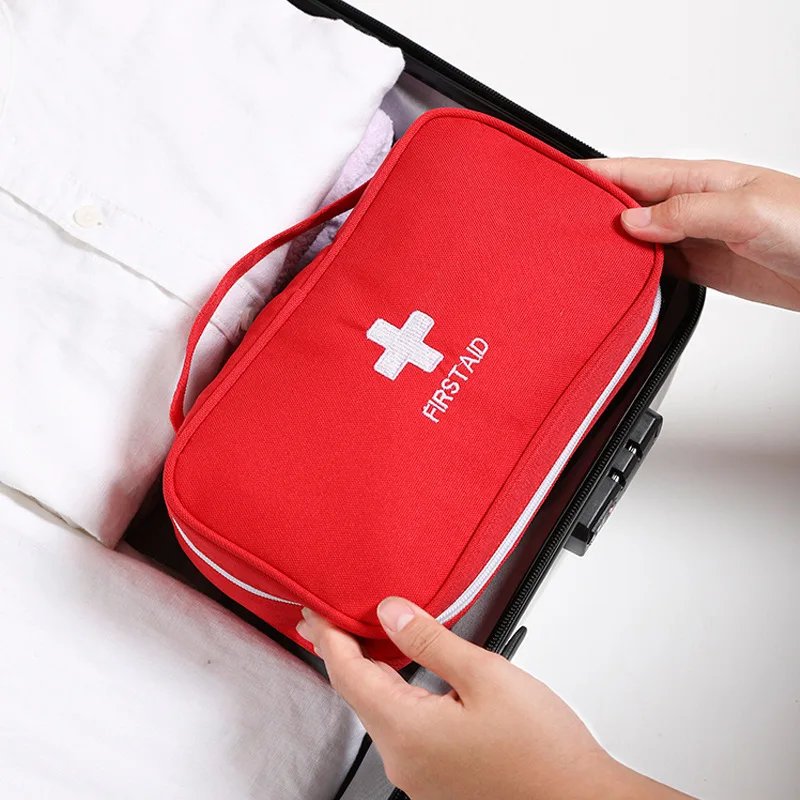 Kit di pronto soccorso casa viaggio all'aperto campeggio escursionismo Mini borsa di immagazzinaggio medica di emergenza vuota custodia di sopravvivenza portatile