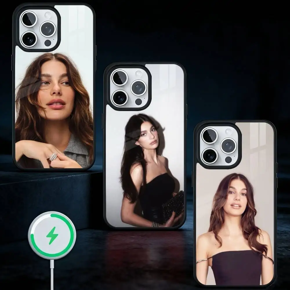 

C-Camila Morrone Phone Case For iPhone17,16,15,14,13 Plus,Pro Max Magnetic For Magsafe Wireless Charging