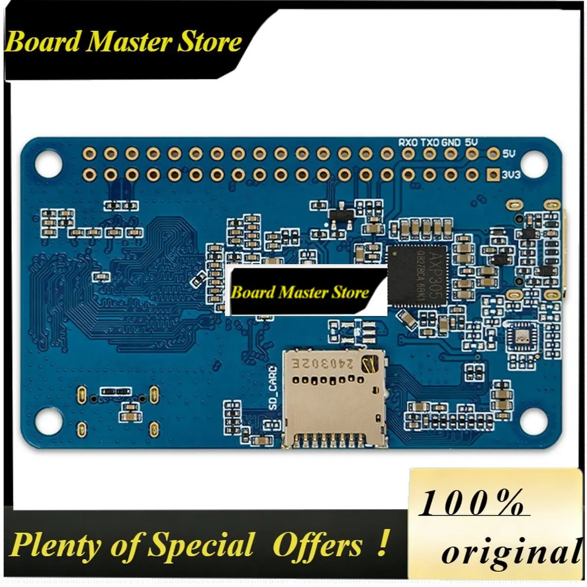 BoMaSA26Z For Allwinner H616 ZERO Development Board 512M ARM Motherboard Supports 4K/60fps TV Box Module For OTT