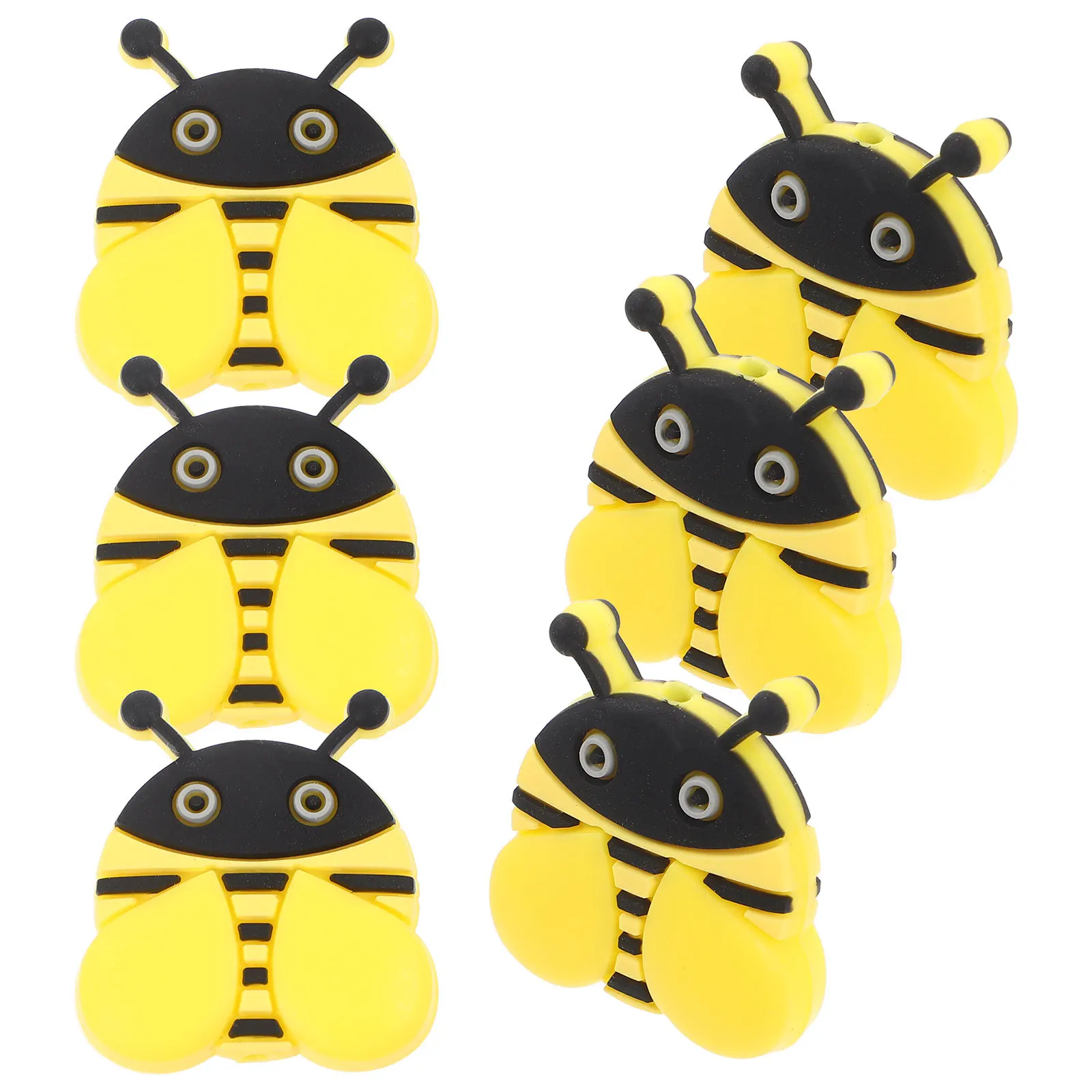 6 قطعة سيليكون إبرة حياكة سدادات قبعات الكرتون للخياطة الحرفية خفيفة الوزن عدم الانزلاق حماة الملونة إبرة الملحقات #5