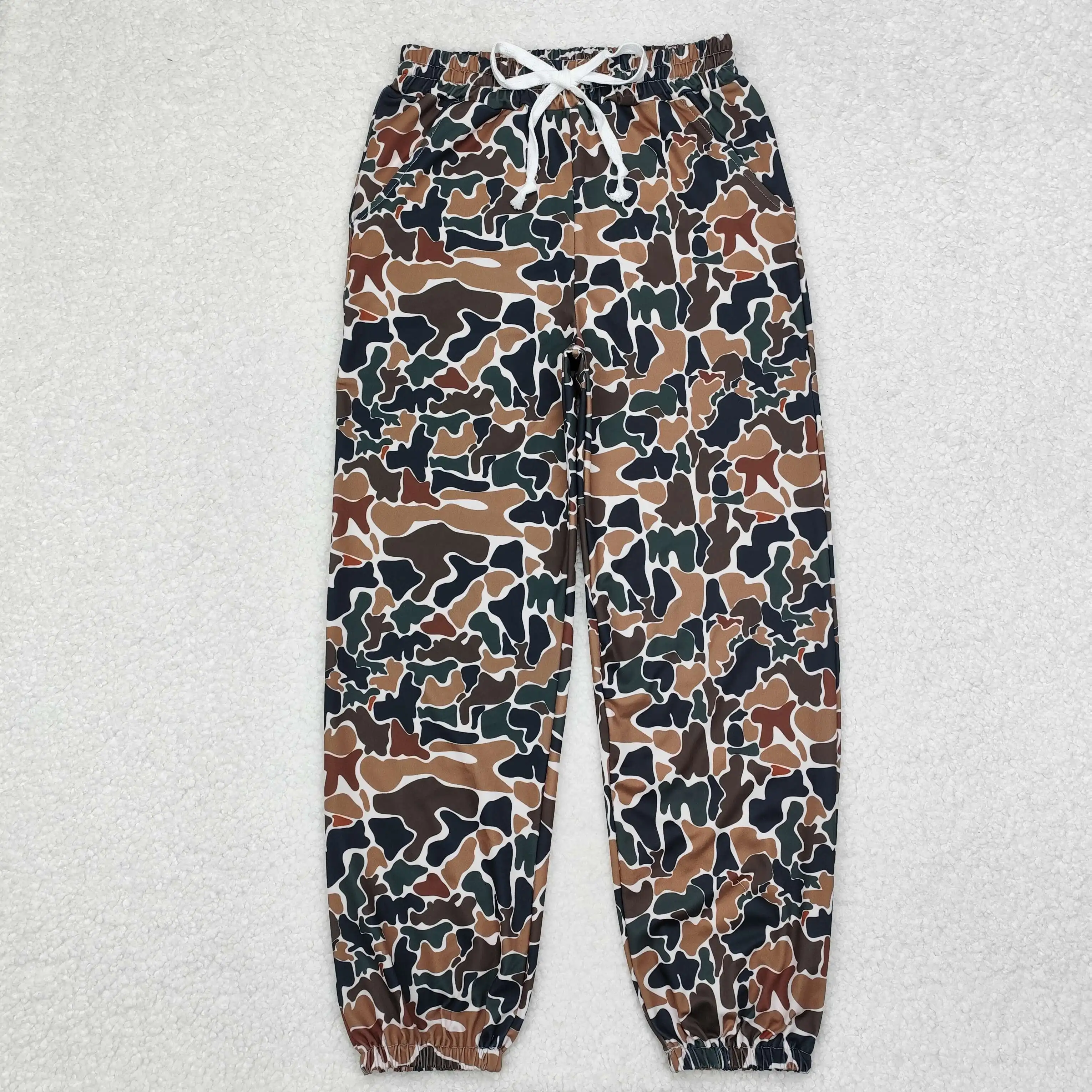 Wholesale Women Boutique Trousers Pajamas Pants Adjustable Adult Camo Bottoms Comfortable Parent-child Matching Clothing