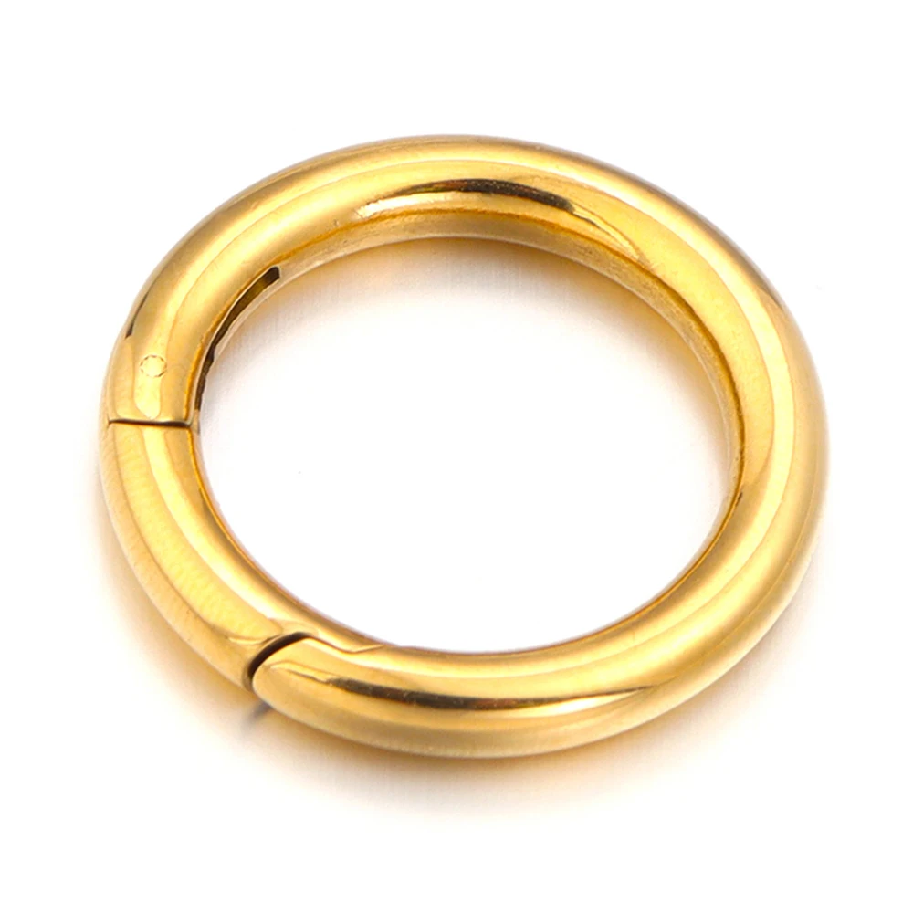 16/18/20/24/28 millimetri In Acciaio Inox O Anello Molla Catenacci Gioielli FAI DA TE Che Fanno Rotondo Moschettone Portachiavi Borsa Pinze Moschettone fibbia