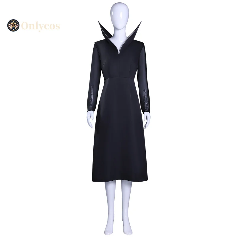 Среда Аддамс Косплей Костюм Женское Платье Ролевая Игра Фантазия Наряды Хэллоуин Карнавальный Вечерние Костюм Onlycos