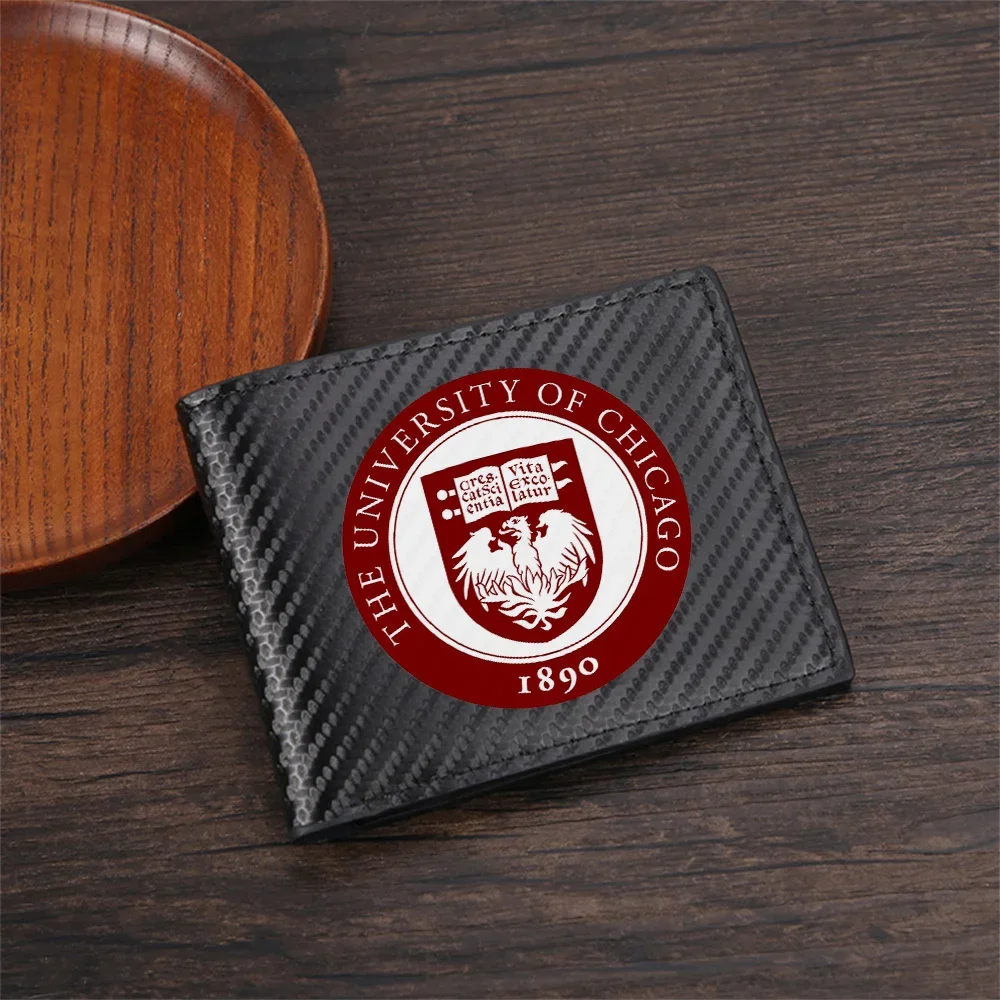 Eagle with books and the words Men's Wallets Simple Business Modern Stylish Printing Design Gifts For Father Boyfriend Christmas