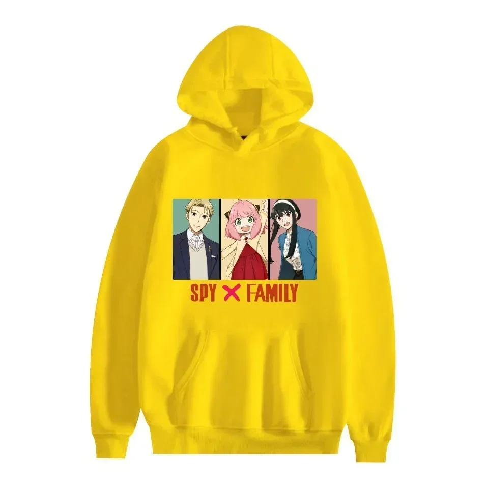 Spy X Family Kapuzenpullover mit Anime-Charakter-Motiv, modisch, Damenbekleidung, lässig, Sport, Street-Style, trendig, passend, süß