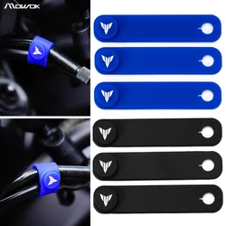 For YAMAHA MT07 MT09 MT03 MT10 MT25 MT125 fz07 fz09 MT 07 09 10 25 125 Motorcycle Wires Fixing Tie Rubber Bandage Accessories