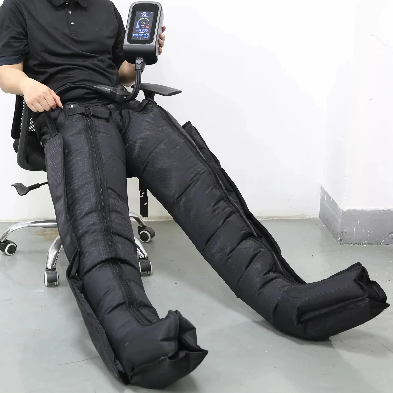 Air Compression Massage Sports Recovery Boot Foot Leg Massager Pressotherapy Muscle Relax Device