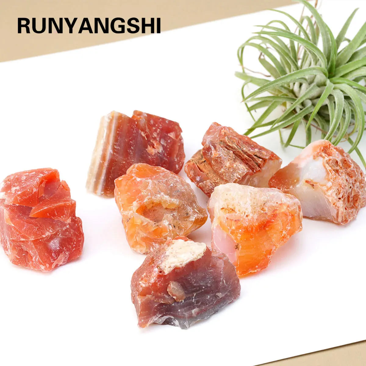 1/3PC Natural carnelian Irregular Crystal Rough Stone Raw Geode Quartz Fengshui Home Decoration Ornaments
