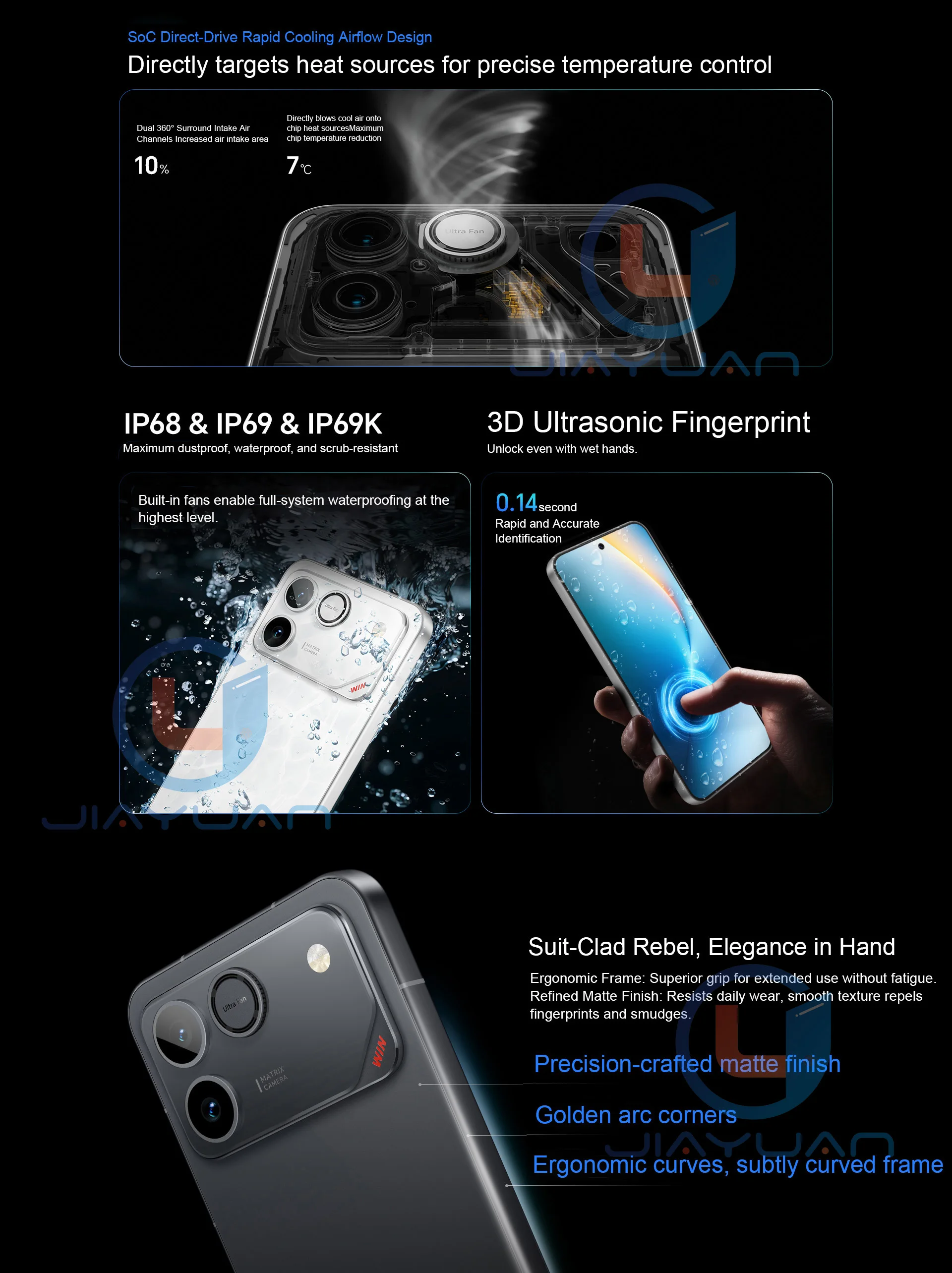 Original HONOR WIN RT 5G Game Mobile Phone 6.83" AMOLED 185Hz Display Snapdragon 8 Elite Battery 10000mAh 100W Wired Smartphone