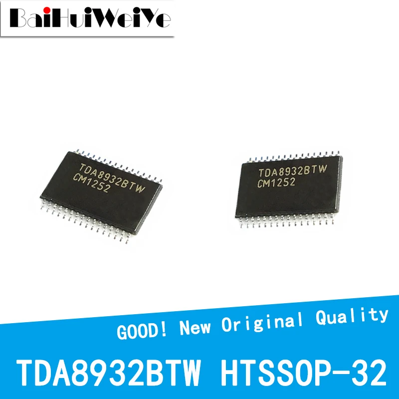 

5PCS/LOT TDA8932BTW TDA8932 Audio Power Amplifier SMD HTSSOP-32 New Good Quality Chipset