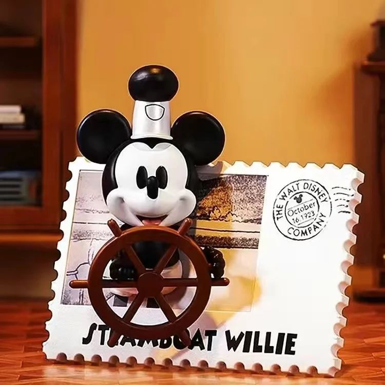 حقيقية ديزني 100 الذكرى خمر Stamps صندوق أعمى مغناطيس الثلاجة جمع زخرفة تذكارية هدايا عيد الميلاد #5