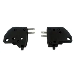 1Pair of Motorcycle Accessories Universal Black Front Brake Stop Light Switch for Honda CBR600 VFR800 for Suzuki for Kawasaki