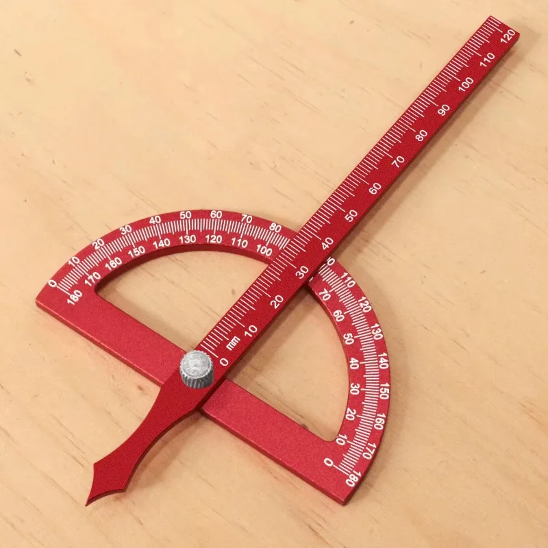 

Multifunctional Aluminum Alloy Angle Marking Ruler for High-precision Woodworking Protractor Measurement