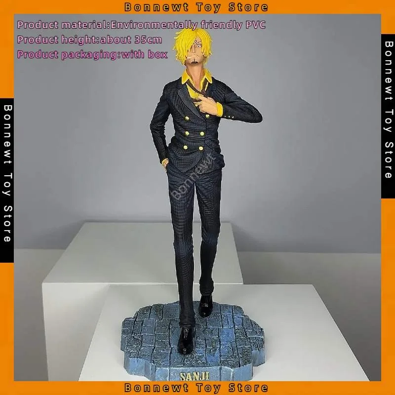 

Новый аниме-костюм Sanji 35 см, настольные украшения, ручная модель для друзей, подарки, оптовая продажа