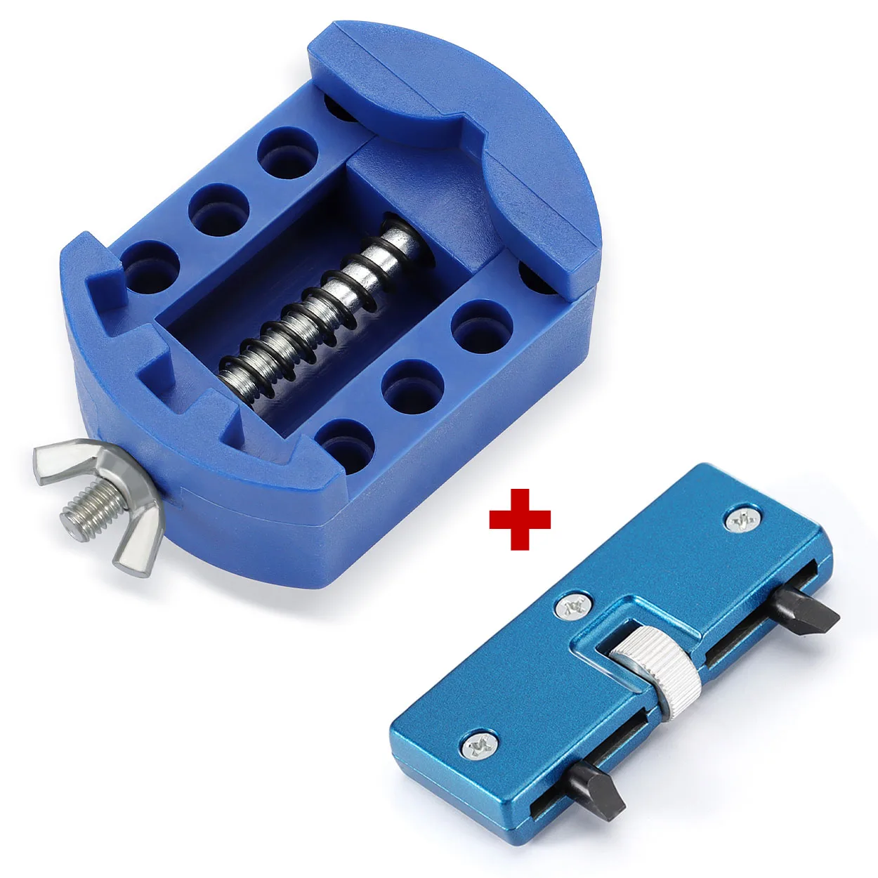 2-in-1 reparatiegereedschapset Gereedschap voor het verwijderen van de achterkant van het horloge Verstelbare opener voor de achterkant van de behuizing van de behuizing Horlogekastopener