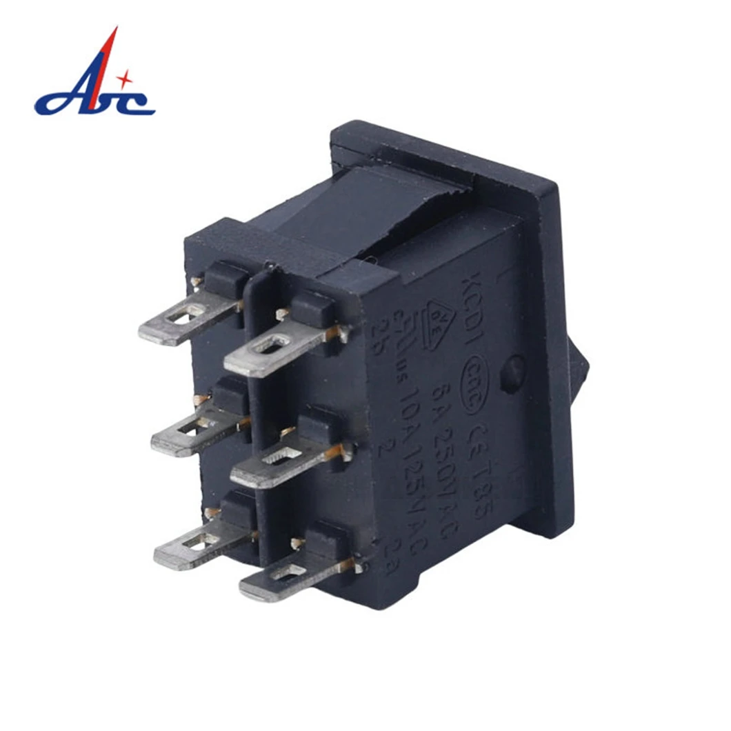 12V 220V 15*21.2mm Switch KCD3 Boat-Shaped Rocker Power Button 250V On-Off With Light Tumbler Boat Switch