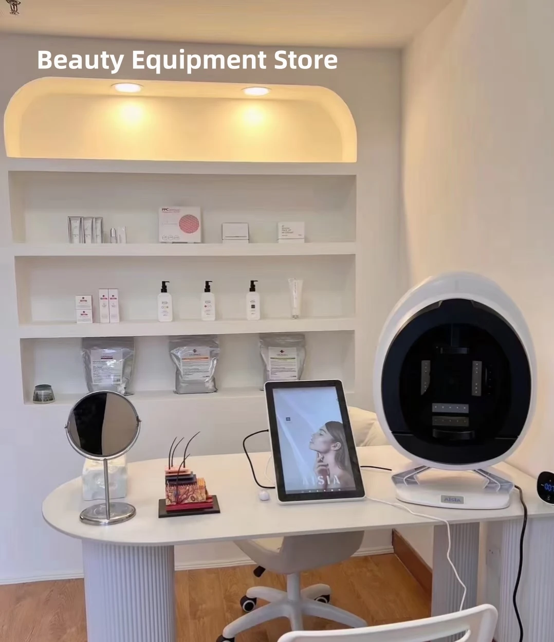 

3D Skin Analyzer Machine High Precision Professional Magic Mirror Facial Skin Analysis Scanner Detector Beauty Salon.