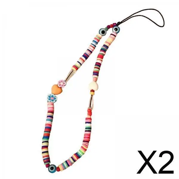 

Милый ремешок для телефона из бисера, браслет с подвеской, акриловый держатель для мобильных телефонов, аксессуары