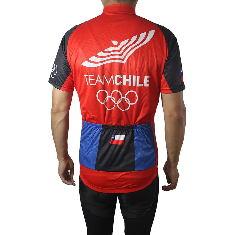 Chile Cycling Jersey MTB Bike Shirt Offroad Jacket Pro Team Mountain Sports Top Wear Motocross Short Breathable Clothes Moisture