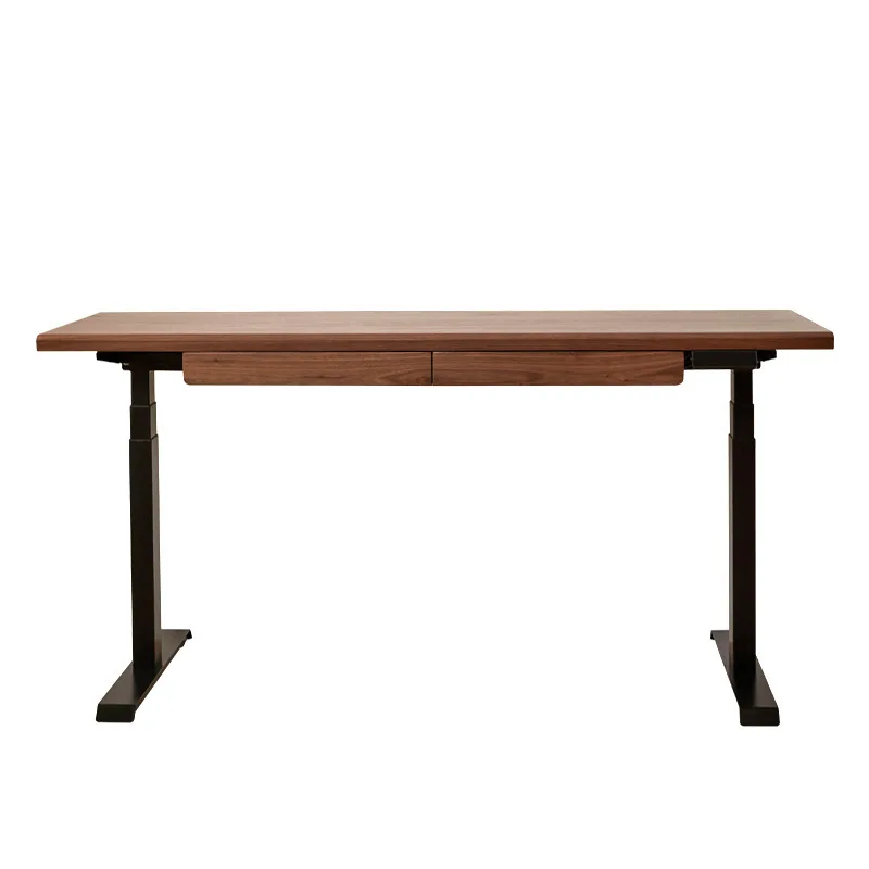 

Walnut desk red oak lifting table cherry wood study table solid wood