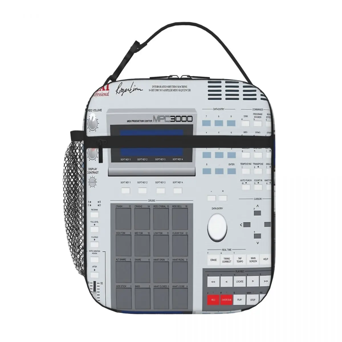 Hot Sale AKAI MPC 3000 Tapis Rug Neutral Tone Lunch Box Bag Nursery Food Sports Lunch Bag