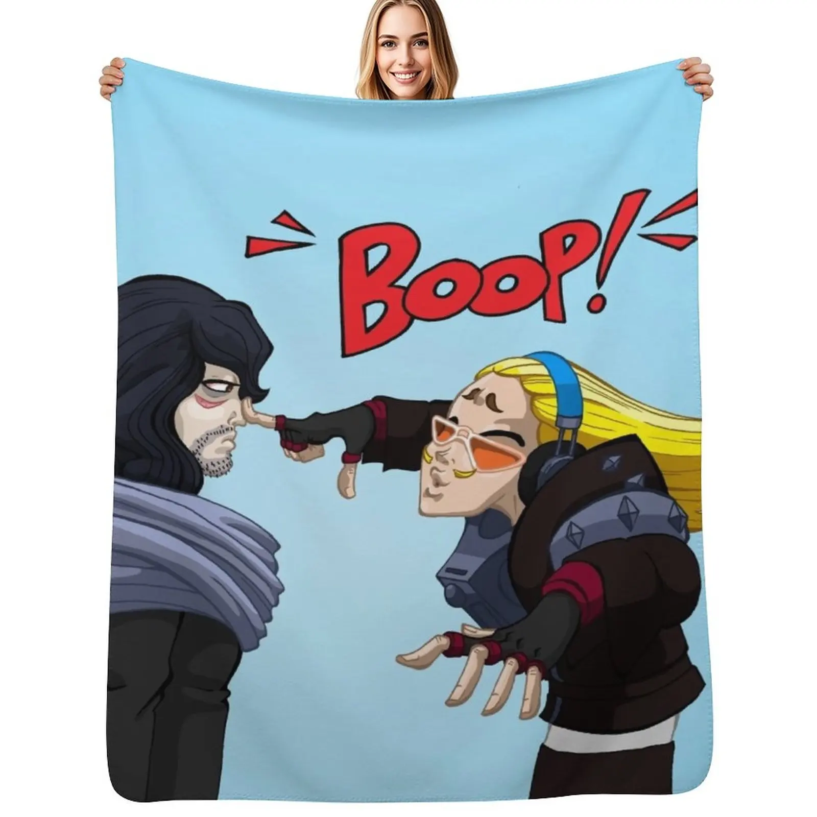 Boop! Throw Blanket Fade Resistant Durable Throw Blanket
