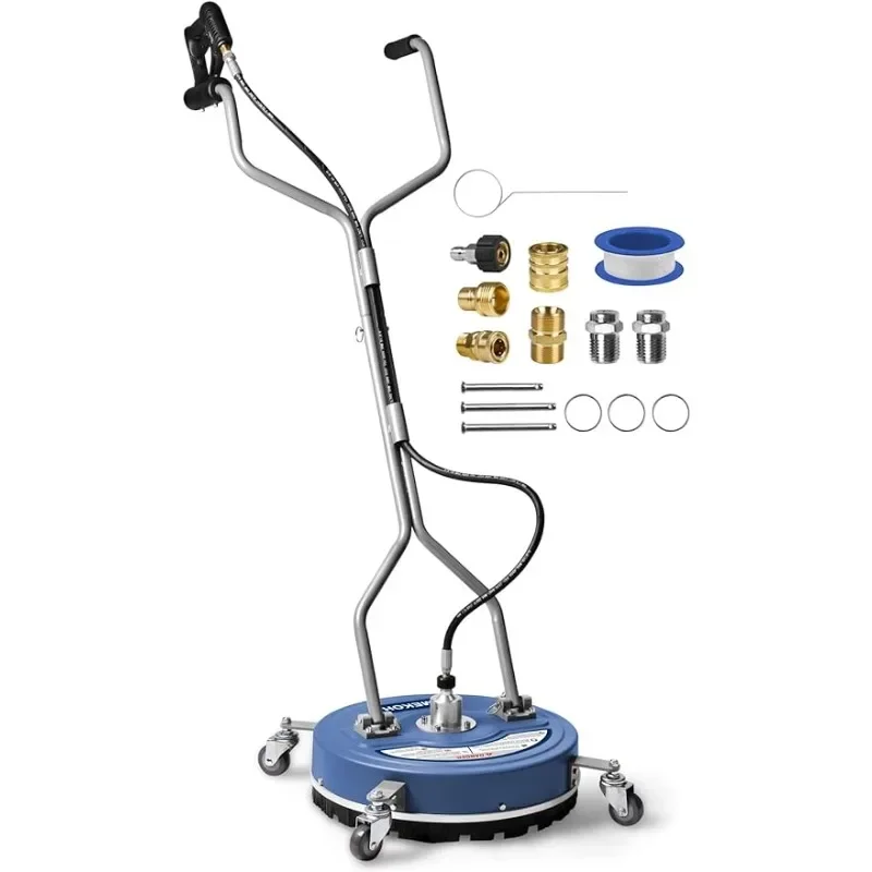 

Surface Cleaner 20'', 4500PSI Power Washer Surface Cleaner Attachment with Wheels, 3/8'' Quick-Connect