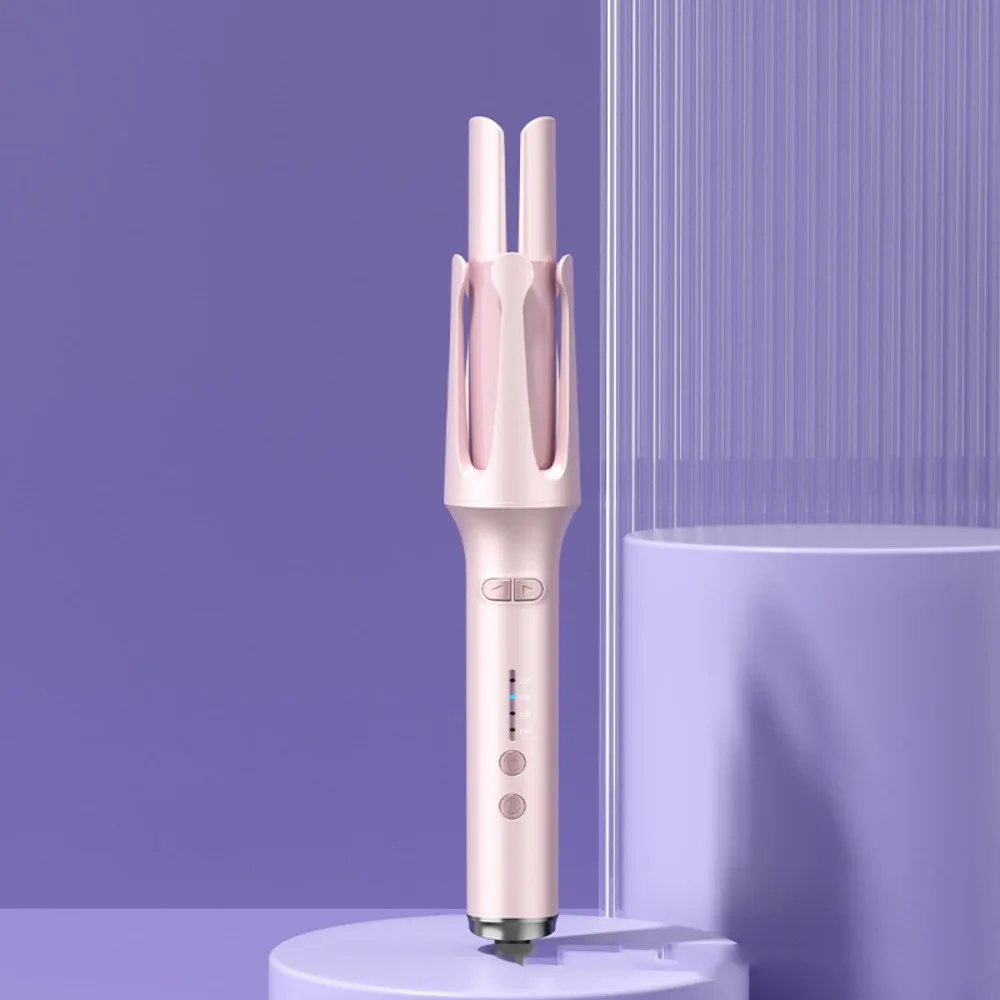 Portable Design 2-in-1 Waver Hair Curling Iron 32mm Barrel Size Straightening And Curling Automatic Rotating Hair Curler