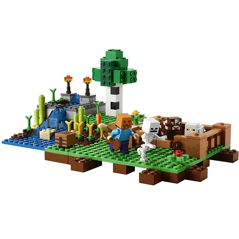 262pcs my world The Farm building block for kids learning toys compatible 21114