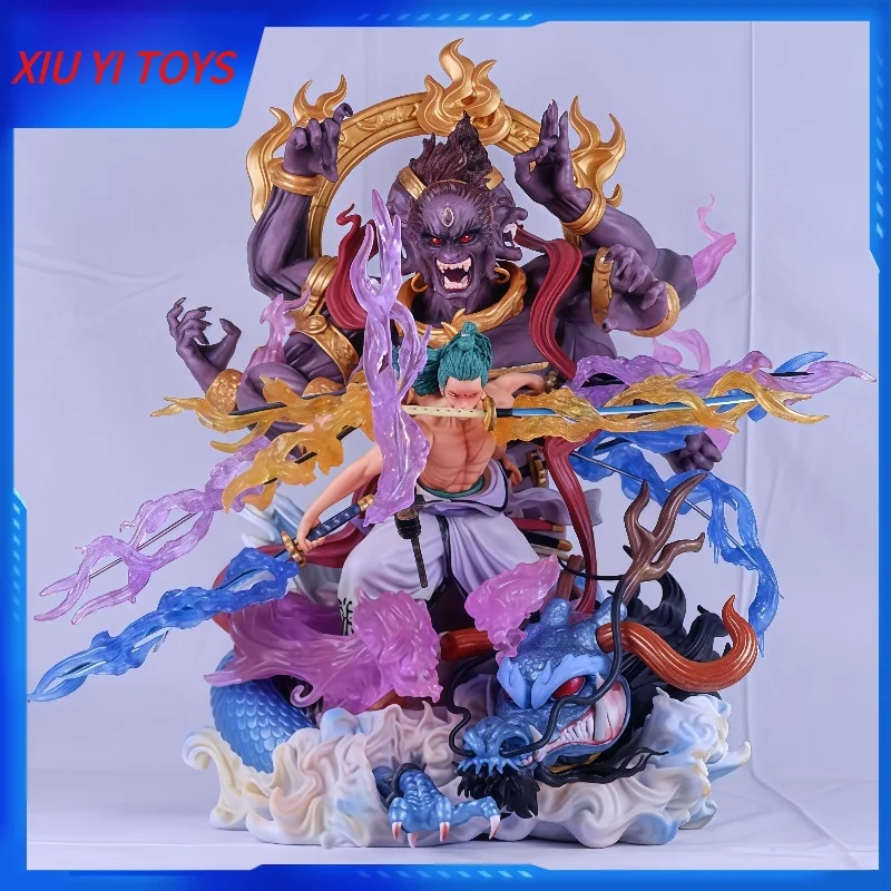 

Цельная аниме-фигурка, девять лезвий, зоро, экшн-фигурки, игрушки, модель, украшение для рабочего стола, коллекция статуй, подвеска, подарки для детей