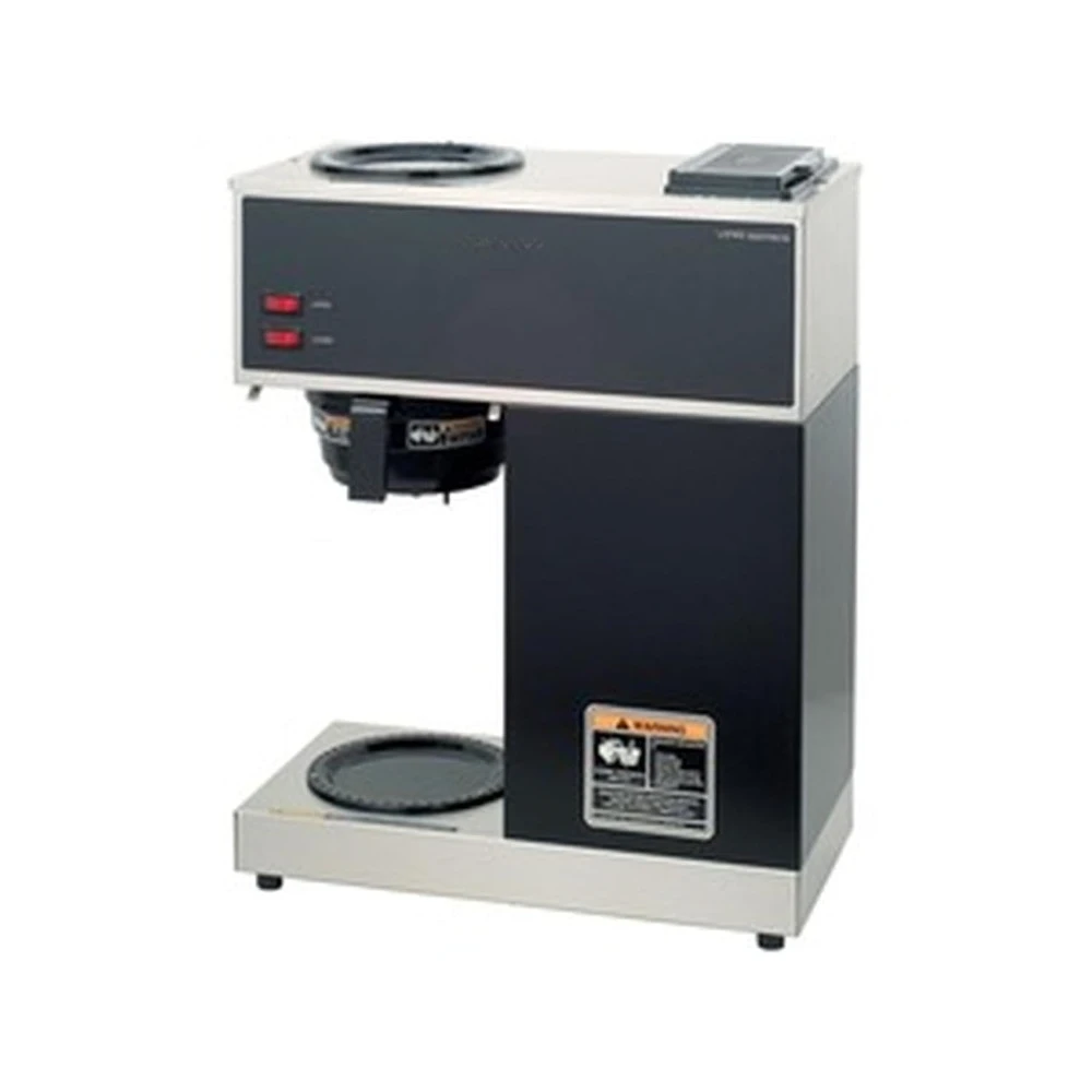 VPR 12 Cup Pourover Coffee Brewer with 2 Warmers - 120V 33200.0000, Black