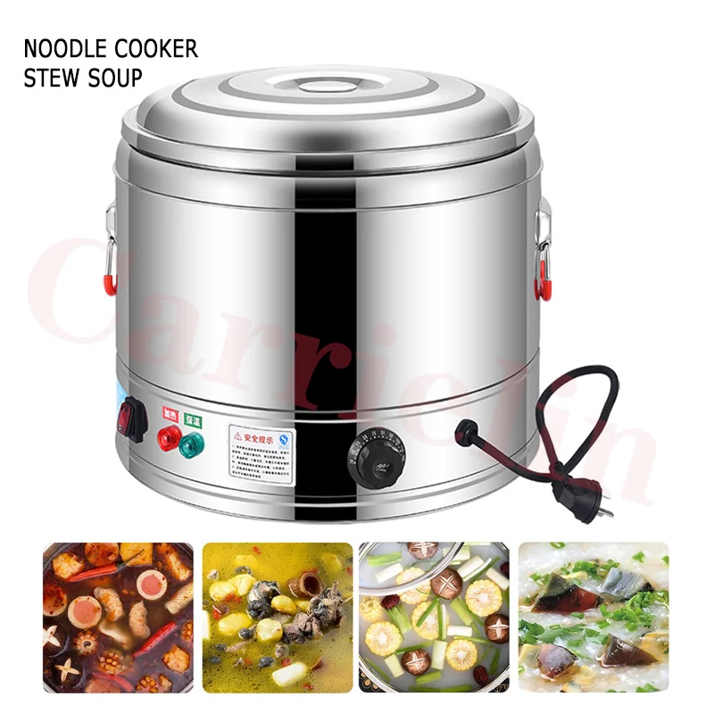 Commercial Noodle Cooking Stove Electric Soup Bucket Soup Powder Steamed Dumpling Pot Spicy Hot Kanto Cooking Machine Table