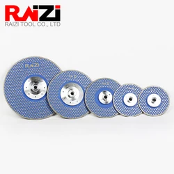 Raizi – disque de scie double face en diamant galvanisé, 80-230mm, pour couper et meuler les carreaux de marbre, céramique